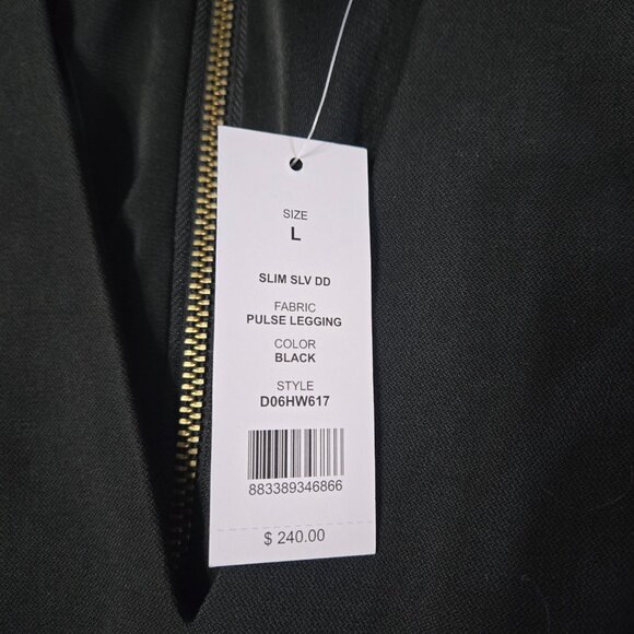 Helmut Lang Sz Large Womens Black Slim SLV DD Dress - Picture 3 of 8